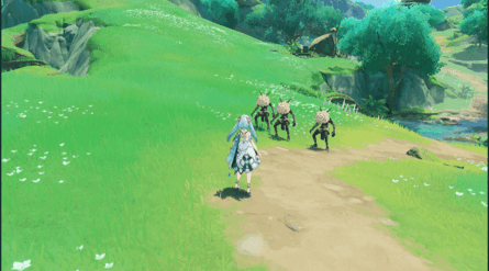 Faruzan Wind Realm of Nasamjnin skill GIF