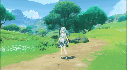 Faruzan Parthian Shot skill GIF