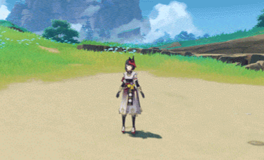 Kujou Sara Tengu Bowmanship skill GIF