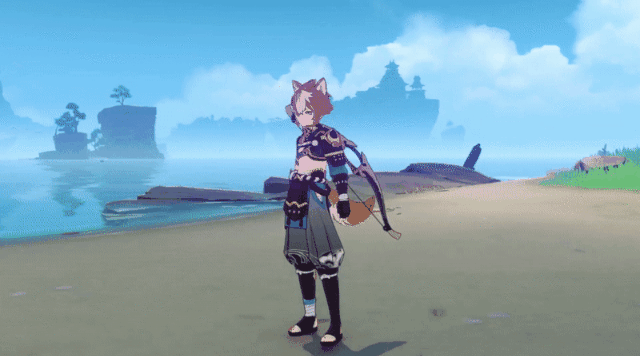 Gorou Ripping Fang Fletching skill GIF