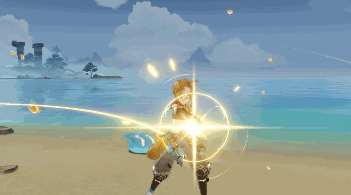 Gorou Juuga: Forward Unto Victory skill GIF