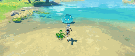 Chongyun Spirit Blade: Cloud-Parting Star skill GIF