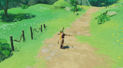 Collei Supplicant's Bowmanship skill GIF