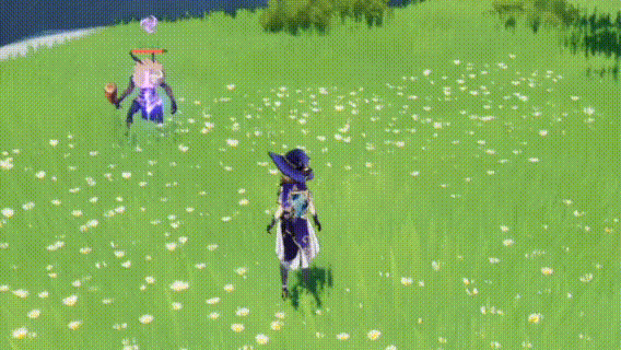 Lisa Violet Arc skill GIF