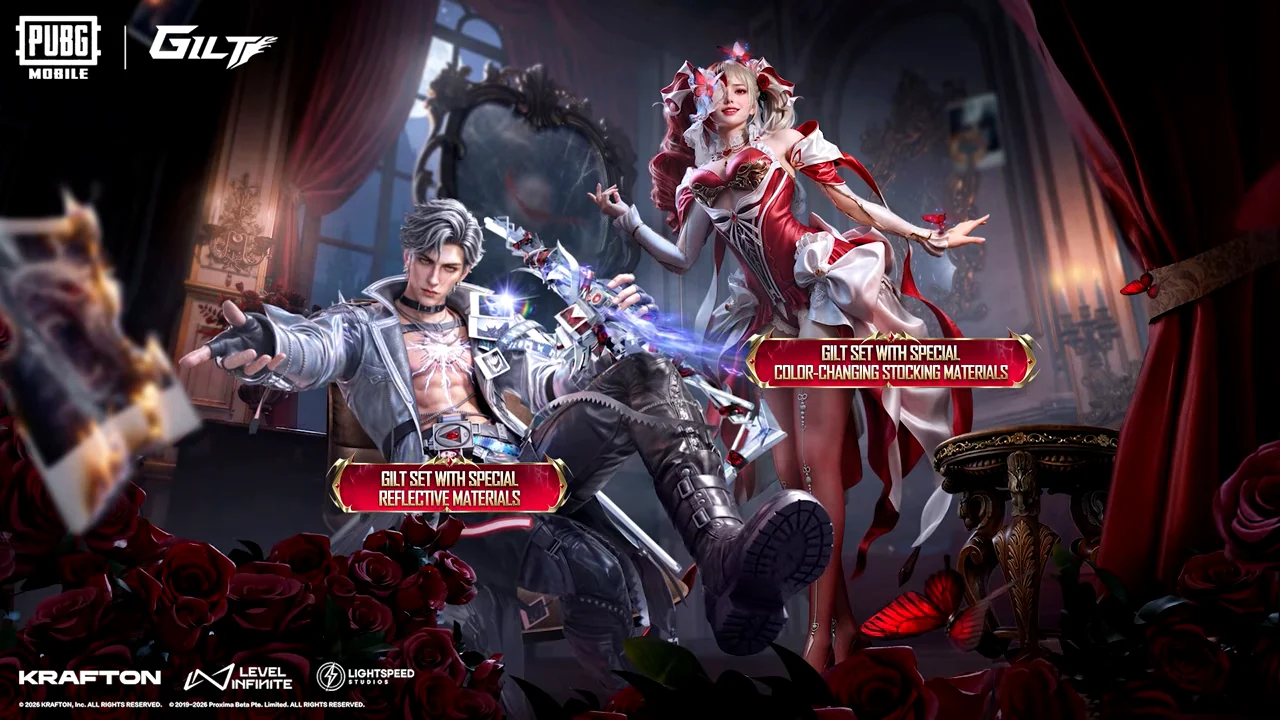 PUBG MOBILE V4.6 Gilt SetのPlatinum Soulmeister SetとSanguine Sonata Set