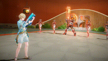 어벤츄린 • 웨이브 스킬 시연 GIF