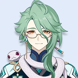 原神 白朮のHoYoWiki立ち姿アイコン