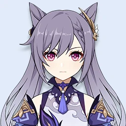 原神 刻晴のHoYoWiki立ち姿アイコン