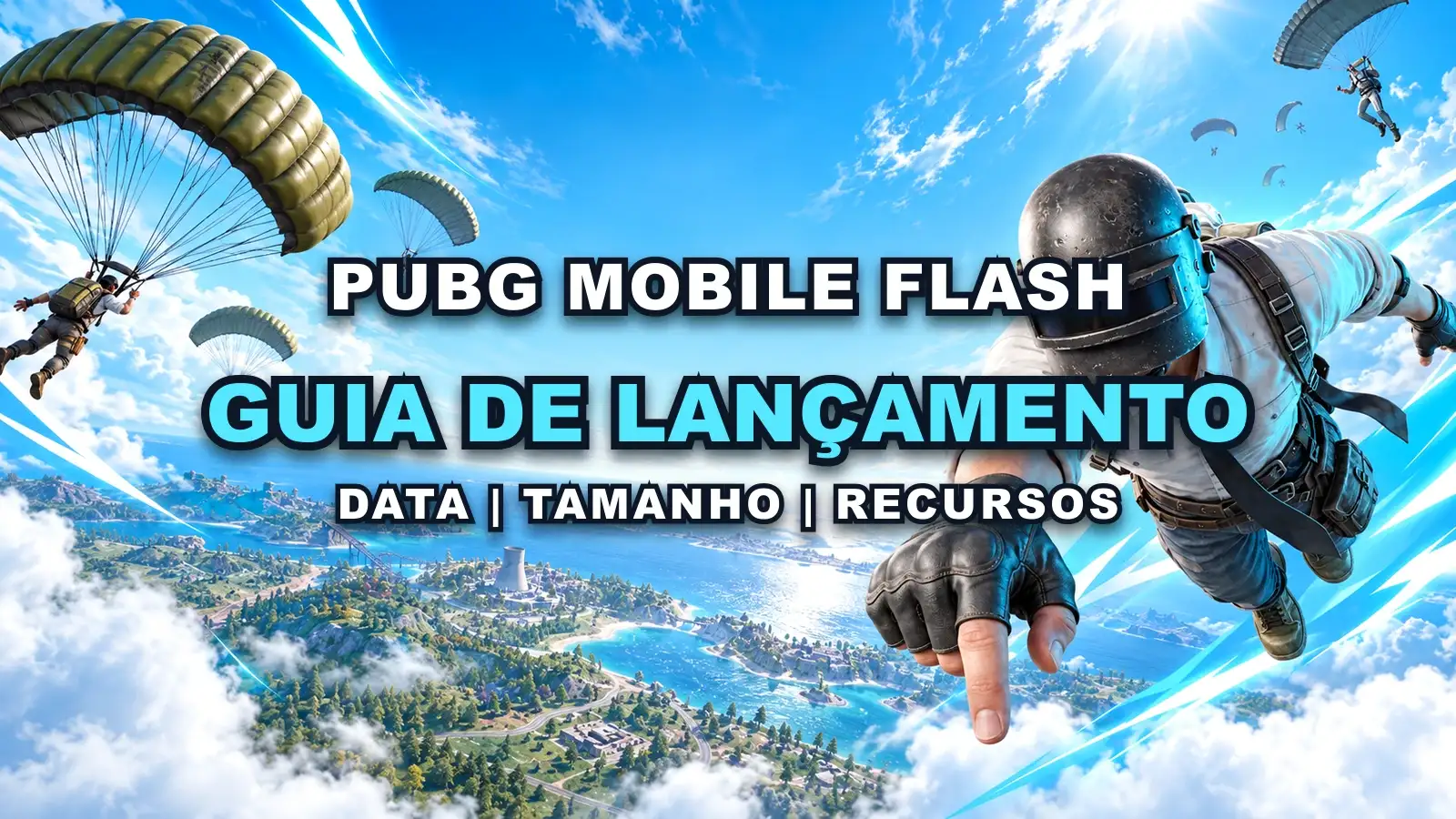 PUBG MOBILE FLASH: data, tamanho, pré-registro e recursos