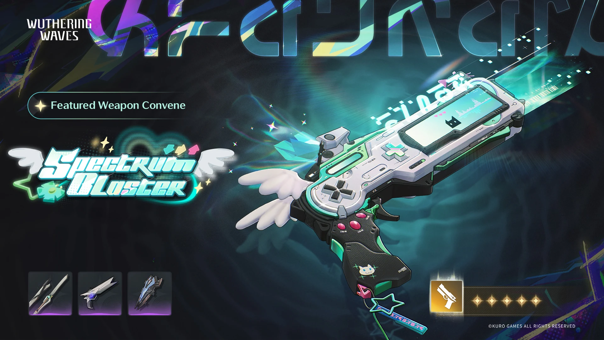 Wuthering Waves Spectrum Blaster featured weapon banner
