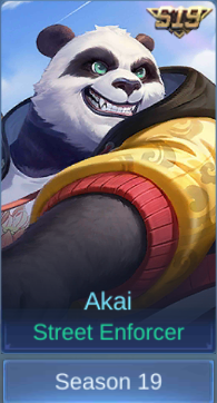 Street Enforcer Akai skin card in-game