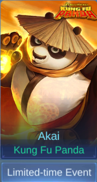 Kung Fu Panda Akai skin card in-game