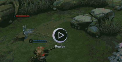 Headbutt current in-game skill demonstration