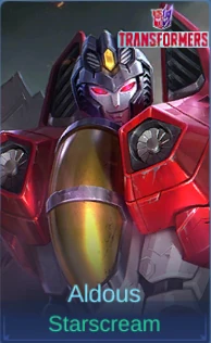 Aldous Starscream skin