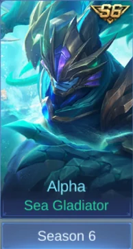 Sea Gladiator Alpha skin card
