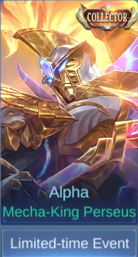 Mecha-King Perseus Alpha skin card