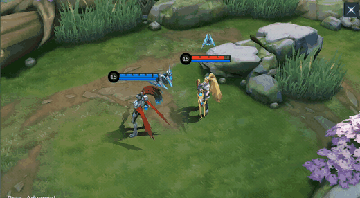 Beta, Advance! in-game demonstration