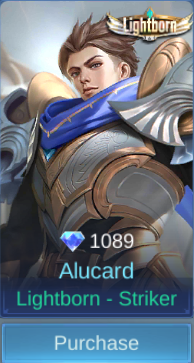 Lightborn - Striker Alucard skin card