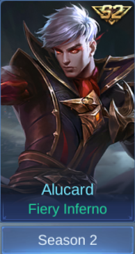 Fiery Inferno Alucard skin card