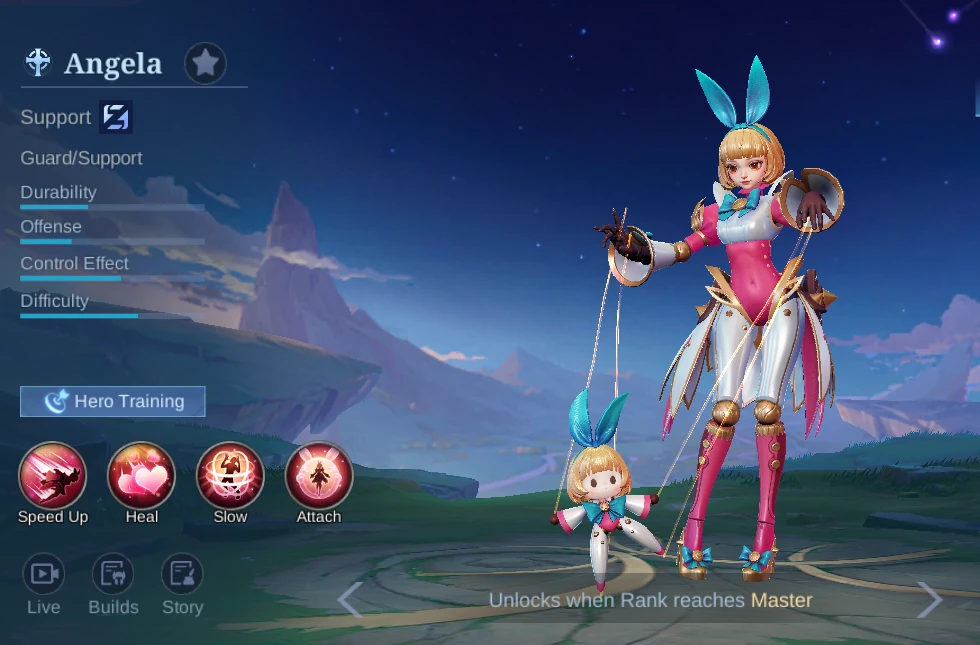 Angela Support hero overview in MLBB