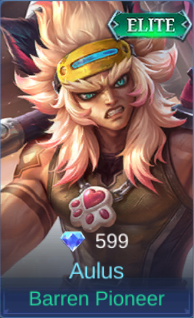 Barren Pioneer Aulus skin card in-game