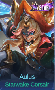 Starwake Corsair Aulus skin card in-game