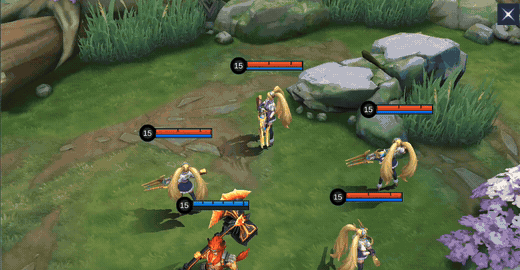 Cleaving Axe in-game skill demonstration