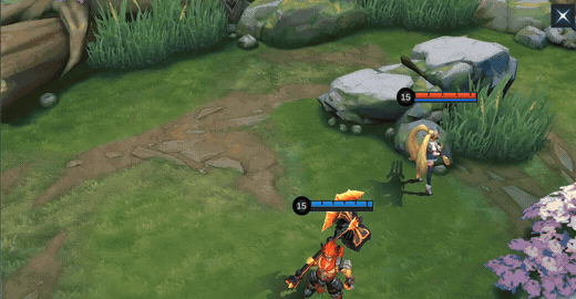 The Power of Axe in-game skill demonstration
