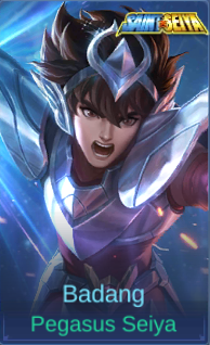 Pegasus Seiya Badang skin card in-game