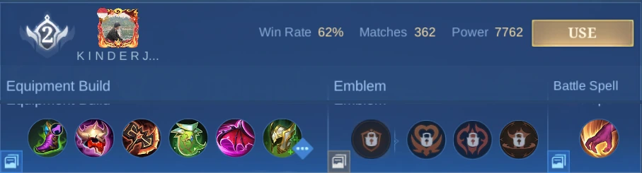 Balmond Pro Setup 2 complete ranked build row