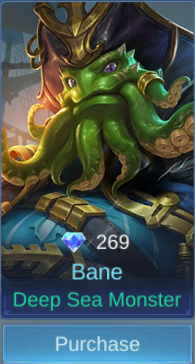 Deep Sea Monster Bane skin card in-game