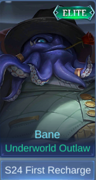 Underworld Outlaw Bane skin card in-game