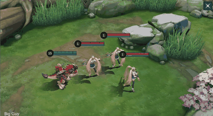 Big Guy ability in action