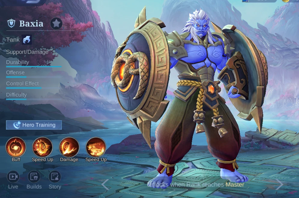 Baxia Tank hero overview