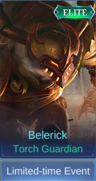 Torch Guardian Belerick skin card in-game
