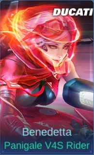Panigale V4S Rider Benedetta skin