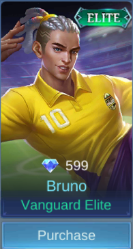 Vanguard Elite Bruno skin card in-game