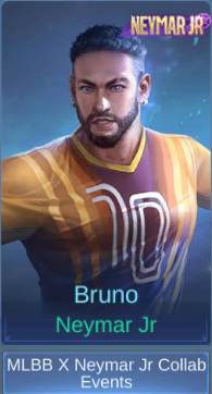 Neymar Jr Bruno skin card in-game