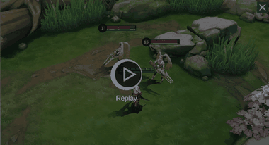 Crimson Flower ability in action