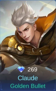 Claude Golden Bullet skin