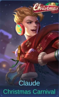 Claude Christmas Carnival skin