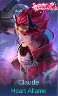 Claude Heart Aflame skin
