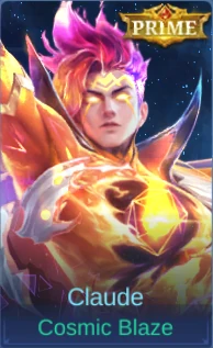 Claude Cosmic Blaze skin