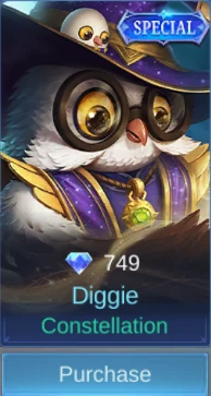 Diggie Constellation skin card
