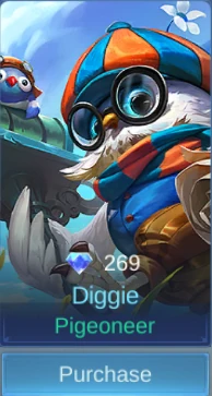 Diggie Pigeoneer skin card