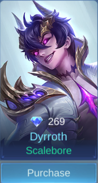 Scalebore Dyrroth skin card