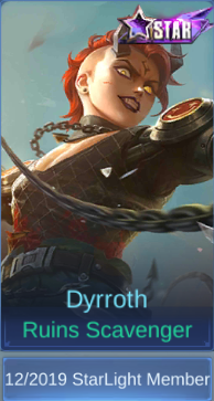 Ruins Scavenger Dyrroth skin card