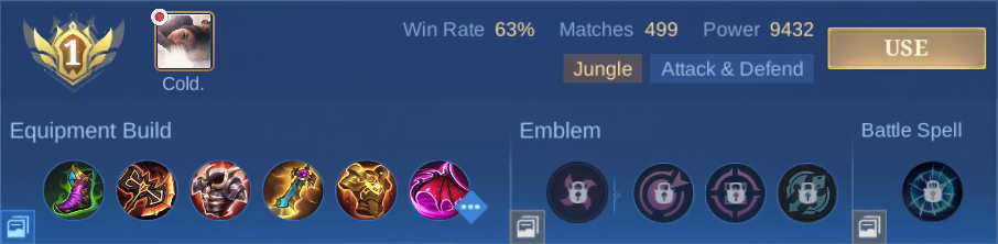 Dyrroth Pro Setup rank 1 build row