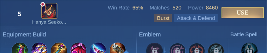 Dyrroth Pro Setup rank 5 build row