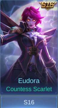 Countess Scarlet Eudora skin card in-game